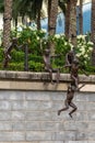 The Five Boys By The River statue, Singapore