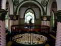 A man prays inside the Abdul Gafoor Mosque. Singapore