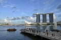 Singapore Marina Bay Royalty Free Stock Photo
