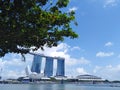 Singapore Marina Bay Sands Hotel and Art Science Museum