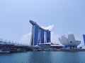 Singapore Marina Bay Sands Hotel and Art Science Museum