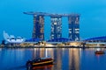 Singapore Marina Bay Sands Hotel and ArtScience Museum