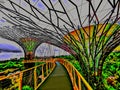 Singapore marina Gardens by the bay photo