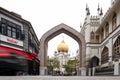 SINGAPORE - 26 12 2022 : Masjid Sultan, Singapore Mosque in historic Kampong Glam with golden dome in Singapore Royalty Free Stock Photo