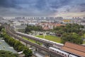 Singapore Mass Rapid Transit Station Royalty Free Stock Photo