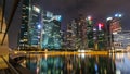 SINGAPORE - 2019 May 18 : Marina Bay - Central Business District.