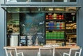 SINGAPORE-MAY 6 2017:small indoor bar counter facade view