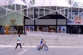 Singapore May2020 Very quiet, deserted Orchard Road during Covid-19 coronavirus outbreak. Shopping malls retail shops closed