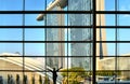 Singapore modern abstract architecture and scyscrapers with blue summer sky