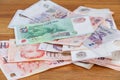 Singapore money / dollars Royalty Free Stock Photo