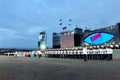 Singapore National Anthem during NDP 2009 Royalty Free Stock Photo