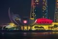 Singapore National Day 50years sand hotel point red light Royalty Free Stock Photo