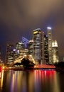 Singapore Night Cityscape