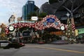 Christmas Decoration at Singapore Orchard Road. Royalty Free Stock Photo