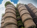 SINGAPORE - NOV 24, 2018: The Hive at Nanyang Technological University NTU. The building was awarded the Green Mark Platinum in Royalty Free Stock Photo