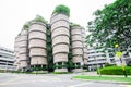 Inside view of building `Dim Sum Basket` at Nanyang Technological University NTU Royalty Free Stock Photo