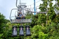 Singapore-15 NOV 2019:Singapore sentosa island Skyline Luge cable car view Royalty Free Stock Photo