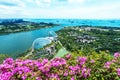 SINGAPORE - NOVEMBER 11, 2018: Futuristic Park `Gardens by the Bay`