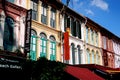 Singapore: Pagoda Street Houses in Chinatown Royalty Free Stock Photo