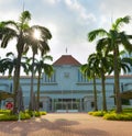 Front view Singapore Parliament building Royalty Free Stock Photo