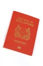 Singapore passport Royalty Free Stock Photo