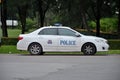 Singapore Police patrol car parked