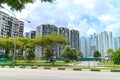 Singapore Public Housing Apartments in Punggol District, Singapore. Housing Development BoardHDB Royalty Free Stock Photo