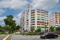Singapore Public Housing Estate at Yishun Royalty Free Stock Photo