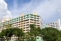 Singapore Public Housing Estate at Yishun Royalty Free Stock Photo