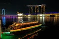 Singapore : River taxi Royalty Free Stock Photo