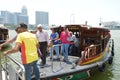 SingaporeÃ¢â¬â¢s ferry service. Royalty Free Stock Photo