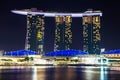 SINGAPORE-SEP 04: The 6.3 biliion dollar (US) Marina Bay Sands Hotel