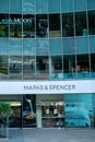 Facade of Marks & Spencer shop at Wheelock Place