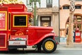 Singapore-26 SEP 2017:popcorn sale red truck in Singapore universal studio