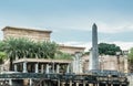 Singapore-26 SEP 2017:Singapore universal studios Egypt ancient city skyline view Royalty Free Stock Photo