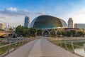 Singapore -September 25 2017 : building Esplanade - Theatres on Royalty Free Stock Photo