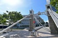 Cavenagh Bridge, originally opened in 1869, is the oldest bridge in Singapore that exists in its original form