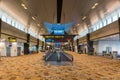 Singapore - September 3, 2017: Interior of Terminal 1 in Changi