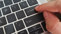 Singapore - September 2023: A person pressing a keyboard key with the word ChatGPT on it Royalty Free Stock Photo