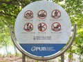 Singapore: Signage by PUB