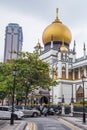 Singapore, Singapore - circa September 2015: Sultan Mosque in Singapore