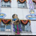 Indian statue in Campbell Lane