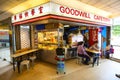 Singapore, Singapore - January 30, 2019 : A Small food court in Singapore