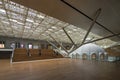 Singapore, Singapore - July 18, 2016: Interior of National Gallery Singapore, former City Hall of Singapore Royalty Free Stock Photo