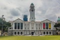 SINGAPORE, SINGAPORE - MARCH 11, 2018: Victoria Theatre and Concert Hall in Singapo