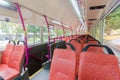 Singapore, singapore - September 20, 2014: interior of singapore city bus