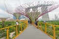 Singapore, Singapore - September 20, 2014:View of Gardens by the