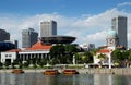 Singapore: Singapore Supreme Court & Colonial Area Royalty Free Stock Photo