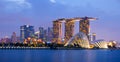 Singapore Skyline Royalty Free Stock Photo