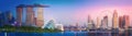 Singapore skyline background Royalty Free Stock Photo